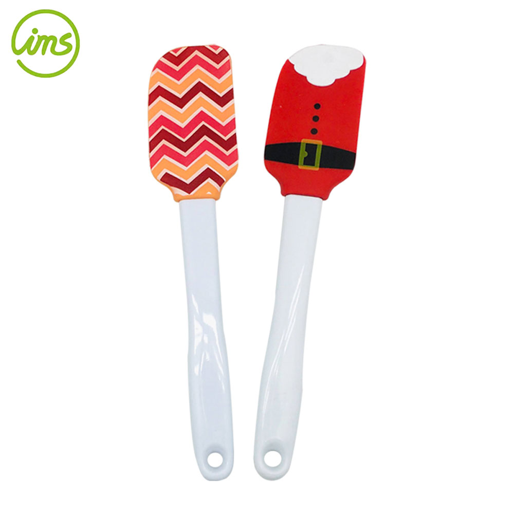 Christmas Pattern Silicone Spatula